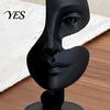 Modern Face Sculpture Abstract Art Sculpture, 3D Printed Minimalist Table Ornament, Human Statue for Living Room, Office, Shelf, Coffee Decor Artistic