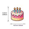 50PCS Cute Candy Dessert Creative Waterproof Stickers for DIY Notebooks, Journals, and Suitcases.