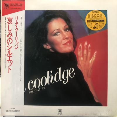 LP Record RITA COOLIDGE - Fool That I Am AMP28014 A&M 1980 Japan Obi Pop Used