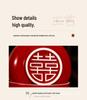 Wedding Tea & Chopstick Set: Red Bowls for Toasting & Happy Celebrations.