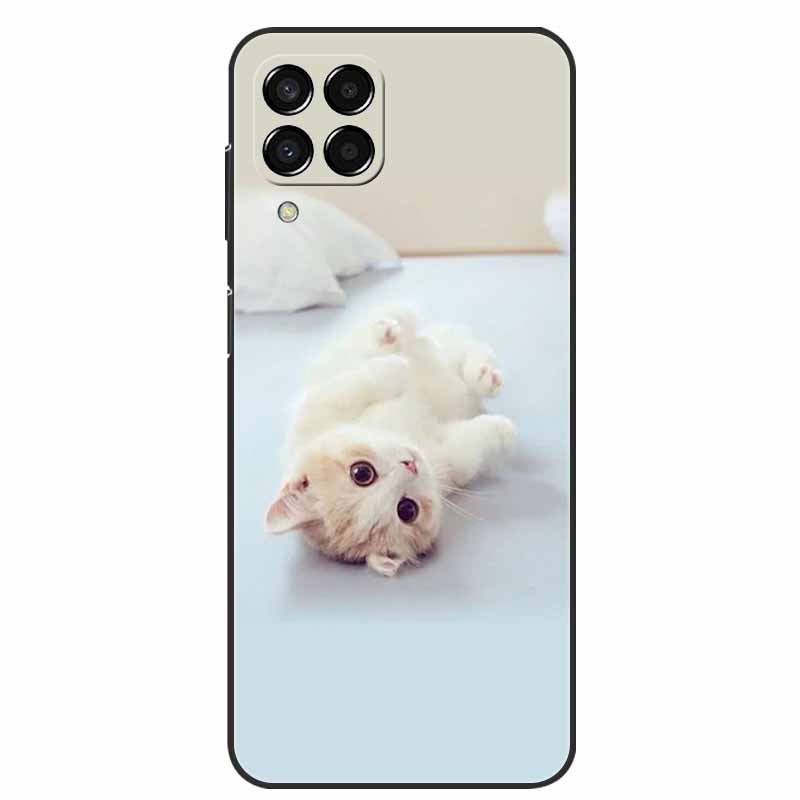 For Samsung Galaxy A12 Case Lovely TPU Soft Silicone Shockproof Cover for Galaxy A42 A22 A22s 5G Phone Cases A 12 Cute Funda Cat