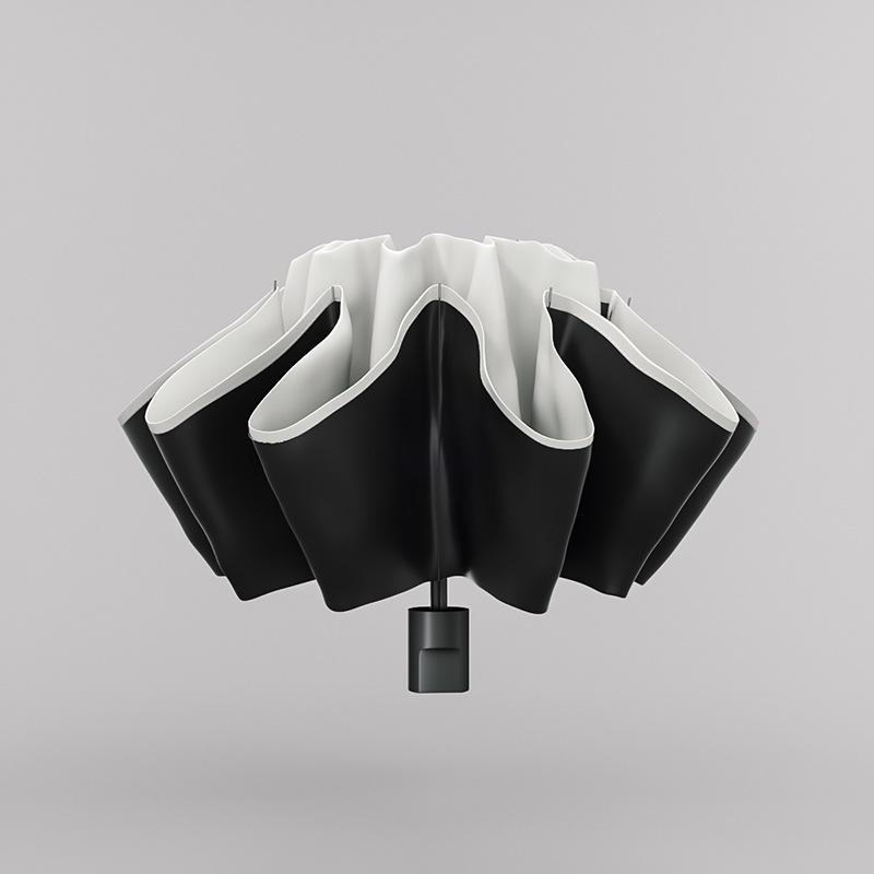 High-End Automatic Folding Sun & Rain Umbrella for Men - Large Size Sunscreen Sunshade
