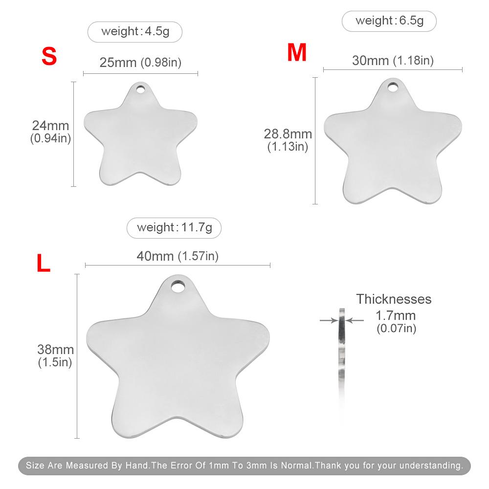 Pandantiv Stea Nume Personalizat Guler Animal de Companie Anti-pierdere Nume Personalizat Număr de Telefon Plăcuță de Identificare Gravată Accesorii DIY pentru Animale de Companie