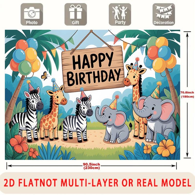 Party Backdrop Birthday Photo Booth Background Wall Decor