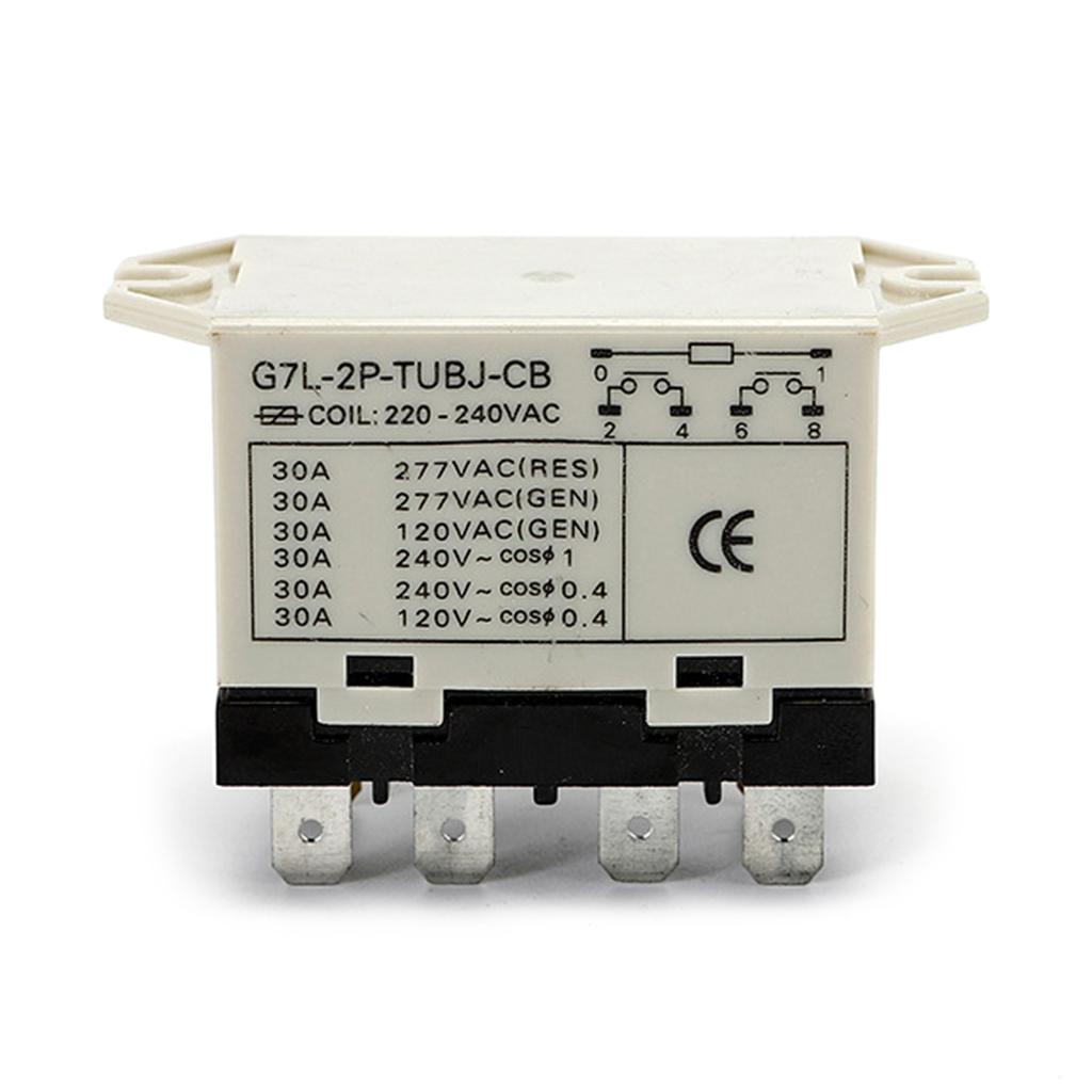 Upgrades Relay with Test Button Quick Connect Terminals Flame Resistant for HVAC Industrial Machinery & Lighting Control