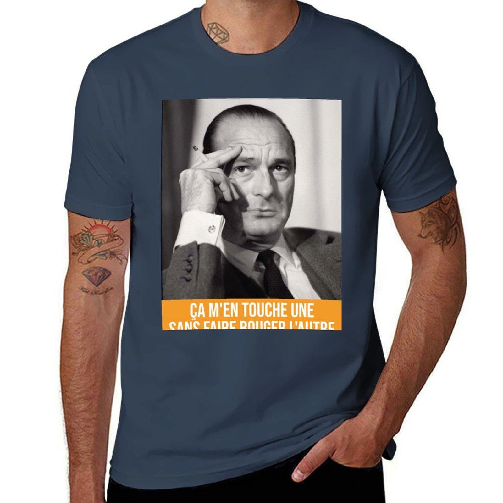 It Touches Me One Jacques Chirac Tshirt Lightweight Running Tshirt S