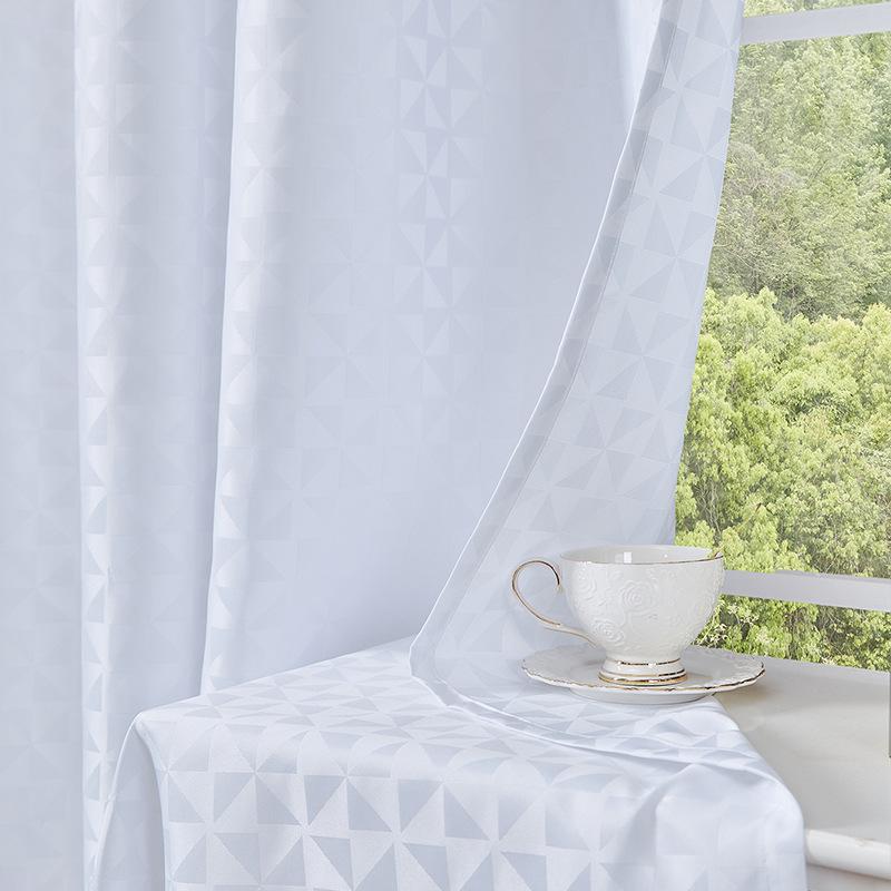 Home Gauze Curtains In Southeast Asia Phnom Penh Square Bedroom Living Room Semi-Blackout Finished Curtains