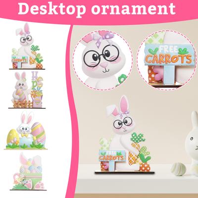 Easter Decoration DIY Multi Layer Resurrection Rabbits Resurrection Egg Wooden Ornament