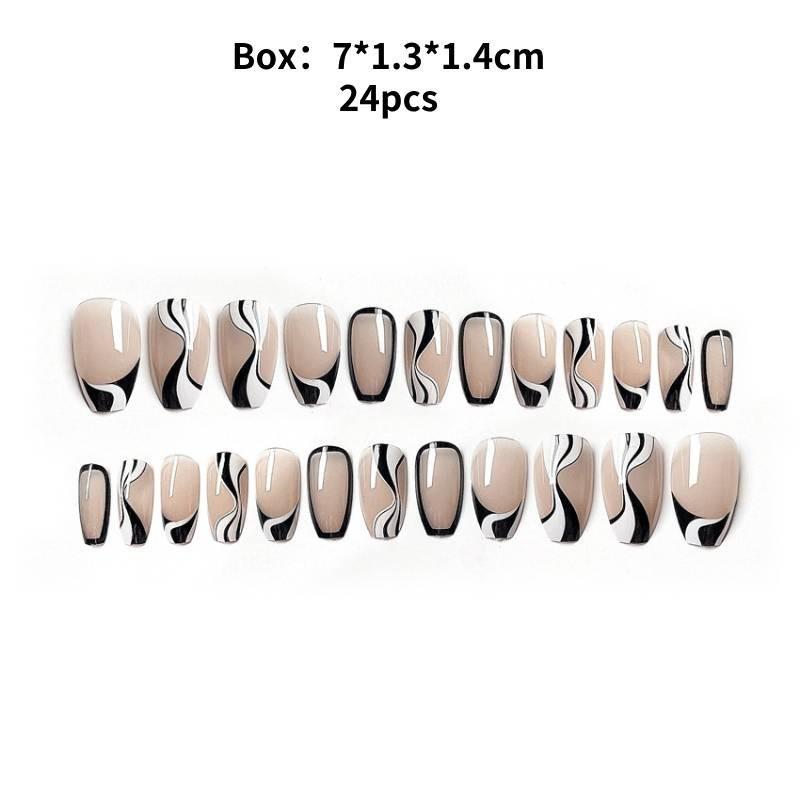 Wear Handmade Nail Fashion Casual Simple Exquisite Classic Nail Style Patch