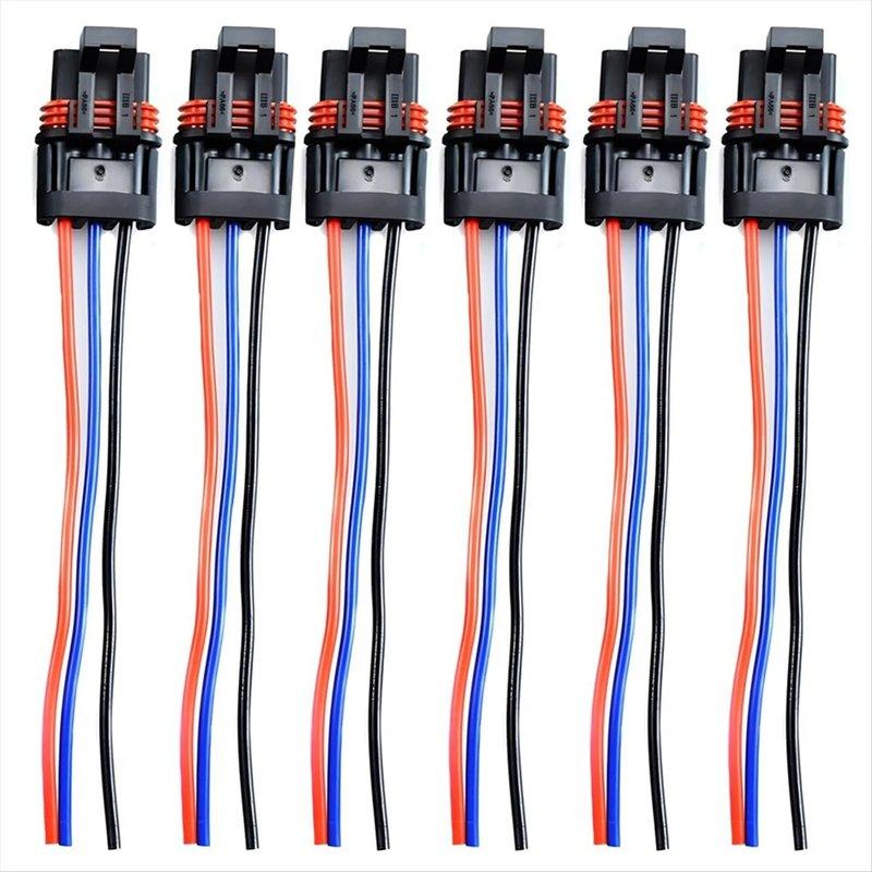 N27R 6 Pack Pulse Power Plug Connectors for Polaris Pulse Bar Wiring Harness for RZR General XP 1000 2018-2025