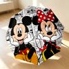 Mickey Minnie 8 Ribs 3Fold Black Glue Uv Protection Umbrella Sun Protection Rainproof Compact Folding Umbrella For Travel Daily Use C924586