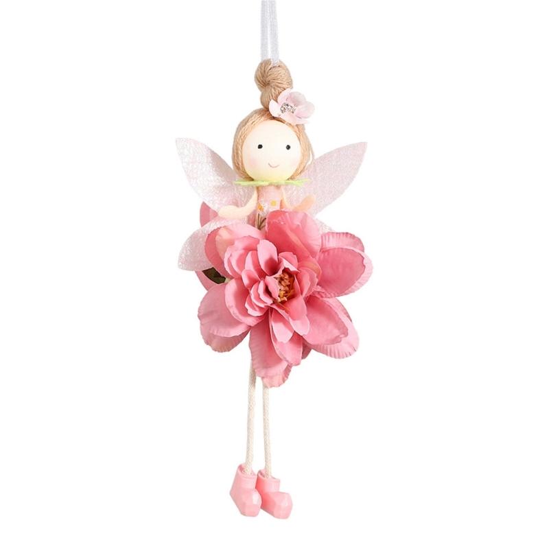 Charm Girl Hanging Decors Delicate Hanging Pendant Fabric Texture Creative Girl Pendant Suitable for Artistic Space