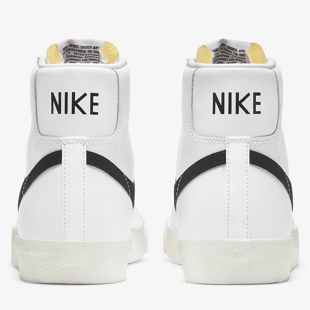 NIKE Blazer Mid '77 VNTG White/Black Retro Basketball Sneakers 30.0cm BQ6806-100
