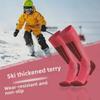 Kids' and Adults' Merino Wool Ski Socks: Thick, Long, Seamless, Ideal for Outdoor Sports