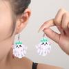 Fully Managed Eco-Friendly Acrylic Earrings, Personalized Halloween Ghost Demon Earrings Earrings