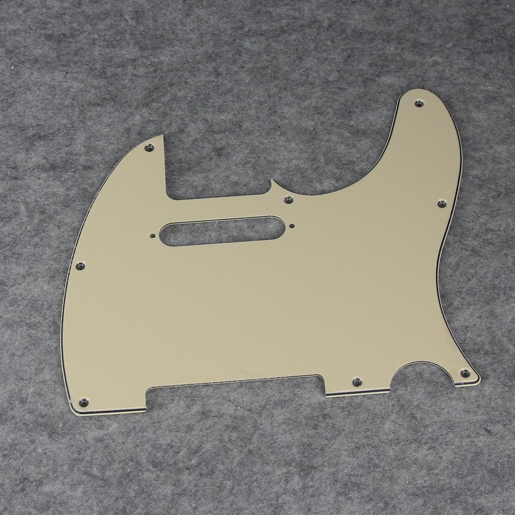 FLEOR 1 ks 8 otvorů TL elektrická kytara Pickguard Kryt proti poškrábání S šrouby pro pickguard