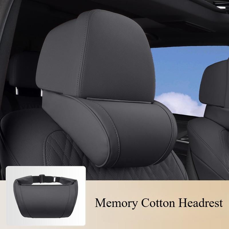 Memory Cotton Car Headrest Lumbar Support Driver's Seat Cushion Head And Neck Protection Pillow for Car Seat Accessories