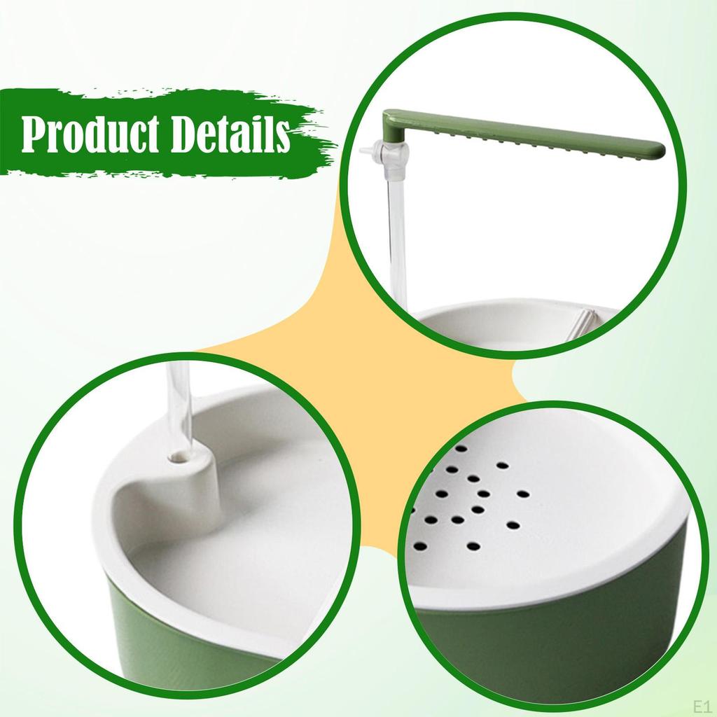 Parrot Bathtub Adjustable with Pump,Bathing Tub Container Gift,Bird Automatic Perch for African
