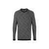 Striped Crew Neck Pullover Sweater Men Sweater Black 3H1MTD-1MD3Z-F967
