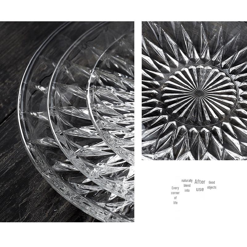 Travel Glass Serving Plate