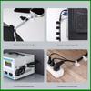 100Pcs Power Cord Storage Cable Manager Adhesive Cord Clip Cable Management Protector for Desktop Managements