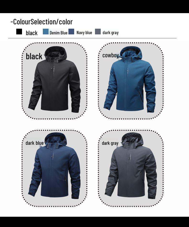 2026 Men's Outdoor Waterproof Windproof Mountaineering Jacket