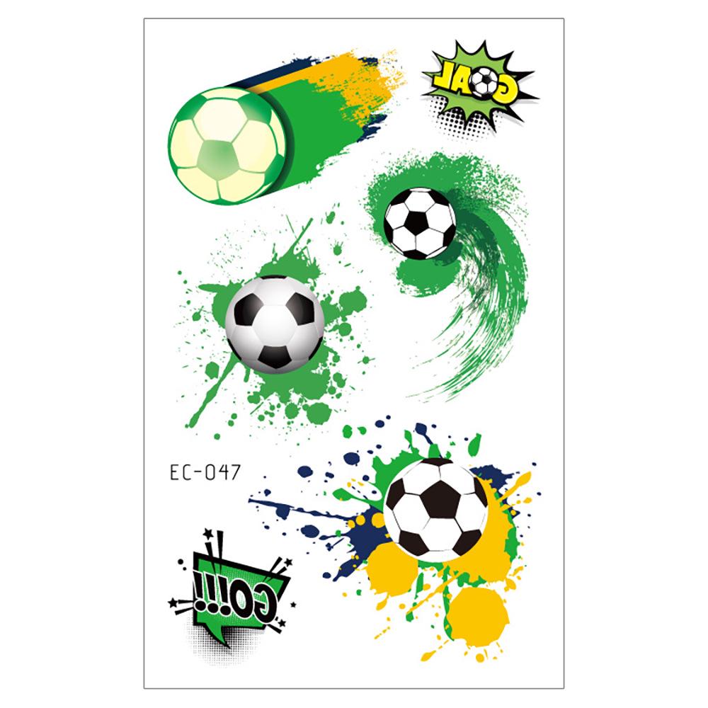 Ruikalong Waterproof World Cup Football Fan Face Tattoo Sticker. 120×75mm