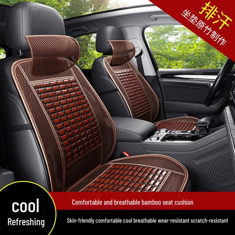 

Comfortable Breathable Universal Bamboo Car Seat Cushion – Single Piece, Cool Summer Mat for Trucks