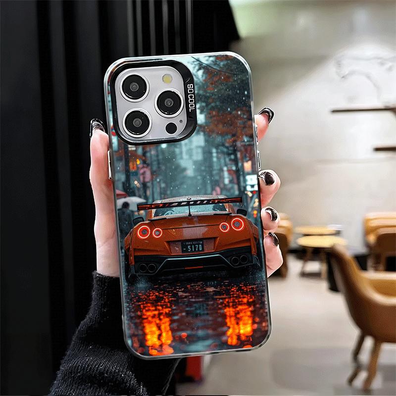 Japanese Sports Car G-GTRR Soft Phone Case for iPhone 15 16 17 Pro Max 17Air 16E 14 Plus 13 12 Mini Shockproof Cover Back Shell
