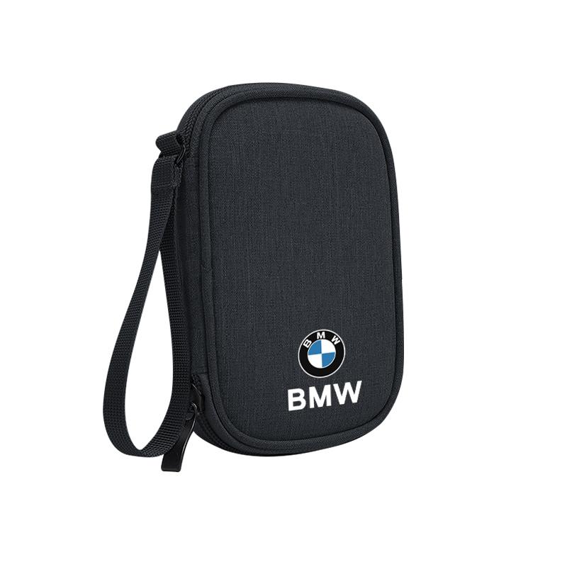 

For BMW M Performance E46 E90 Car decorative ornamen Mini technology small tool portable case charger USB flash drive zipper bag