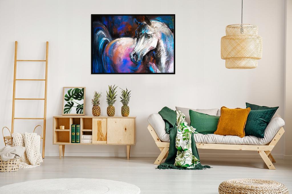Picture poster In a frame 43x33 cm Horse P1203