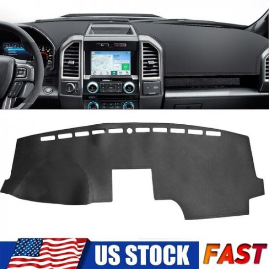 Leather Dash Mat Dashboard Cover Dashmat For Ford F-150 Lobo Raptor 2017-