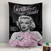 Tapestry Marilyn Monroe Gentlemen Prefer Blondes Movie Poster Wall Hanging