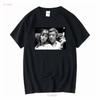 T-shirt Nera Retro Serge Gainsbourg Jane Birkin