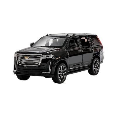 1/32 Cadillac Escalade Alloy Car Model High Simulation Diecasts Toy with Sound and Light Pull Back Vehicles Decoration Toys for Kids