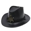 Outdoor Straw Hat Men's Summer Seaside Beach Hat Western Cowboy Hat Men's Mountaineering Sun Hat Sunscreen Sun Hat