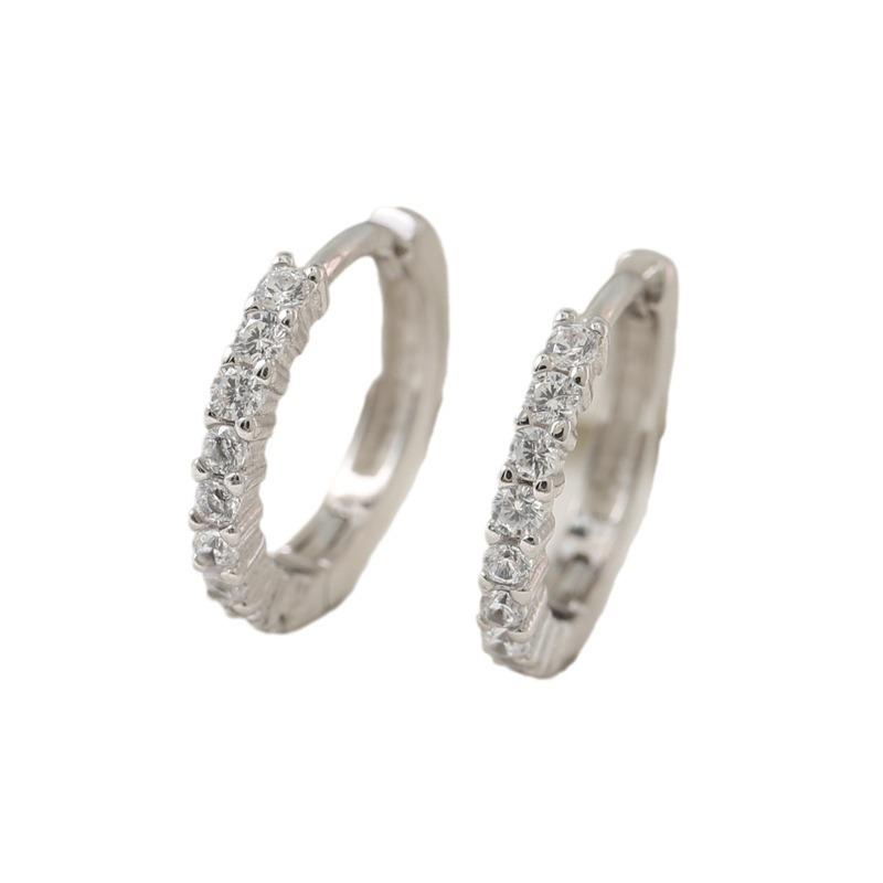 

Классические серьги с бриллиантами и цирконами для женщин. Простые и модные серьги высокого класса.