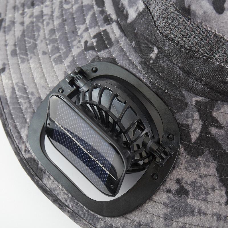 For Outdoor Camping Fishing Hiking Sunscreen Fisherman Hat Solar Fan Cap Replacement Lightweight Cooling Fan Usb Charging