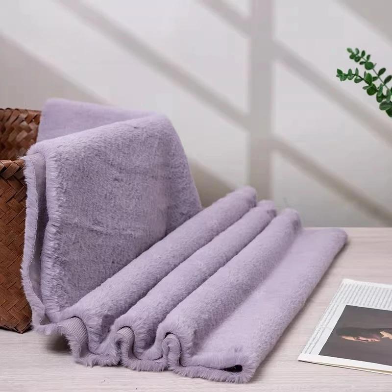 Thickened Plush Fabric 12mm Encrypted Imitation Rex Rabbit Fur Fabric Short Plush Counter Background Fabric, Clothing Fabric