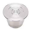 Reusable Coffee Pod 304 Stainless Steel Refillable Coffee Filter Capsule Cup with Brush and Spoon for Coffee Makers