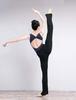 Daydance Adult Ballet Flared Size Fits Height Waist Pants, Sportswear, Comfortable, Black, S, 155-160cm, 51-61cm