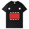 Domo Kun Anime Grafisk T-shirt Y2K Kawaii Tecknad Streetwear Tee Bomull S-5XL