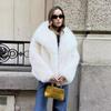 Winter Coats for Women Big Collar Fluffy Faux Fur Coat Women Plush Jacket Vintage Loose Short Female Outerwears
