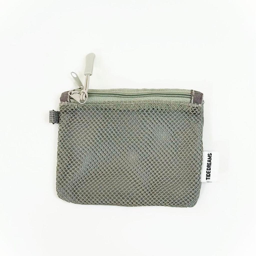 Double-Layer Mesh Travel Bag: Mini Storage for Coins, Lipstick & Cosmetics