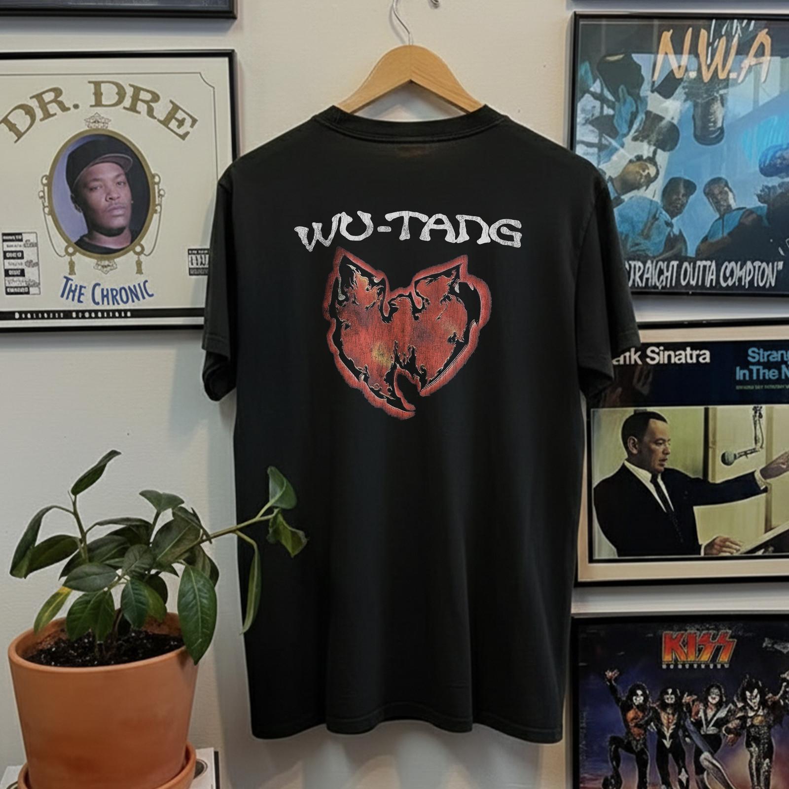 90s Method Man Wu Tang Rap Promo T-Shirt Black XXL 4XL