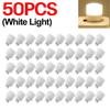 50/1PCS USB Night Light Mini LED Night Light USB Plug Lamp Power Bank Charging USB Book Lights Round Reading Eye Protection Lamp