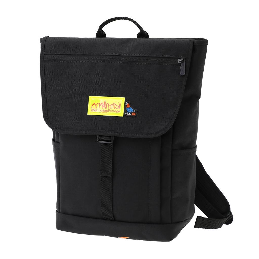 Manhattan Portage Washington SQ Backpack JR FZP LVL TMP BLK