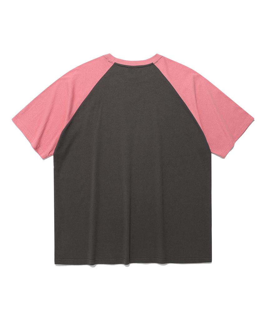 ISTKUNST Does Not Teach Raglan Tee_Charcoal(Ik2Fmmt506A)