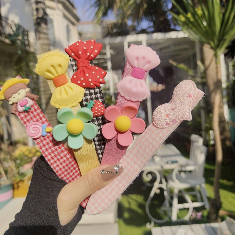Children'S Magic Tape Hairband Girls' Baby Headband Hair Accessory Hair Clip Bangs Stick Card Frizz Hair Glue Female