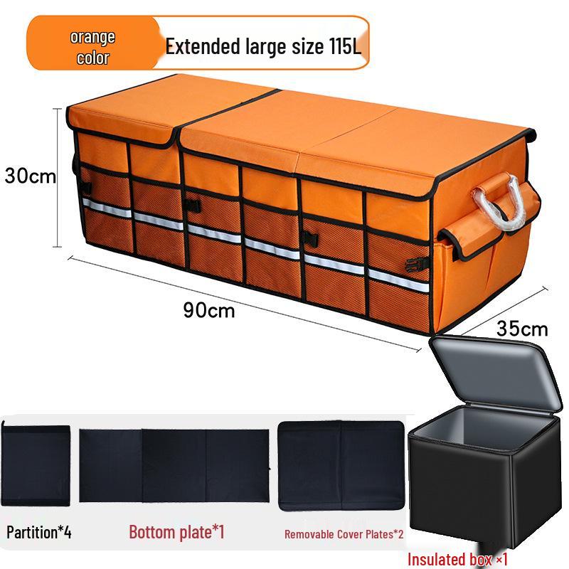 Foldable Car Trunk Organizer Box for Outdoor Use